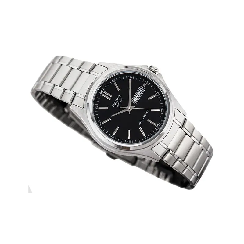 Casio Enticer Black Dial Mineral Glass Men's Watch- MTP-1239D-1A